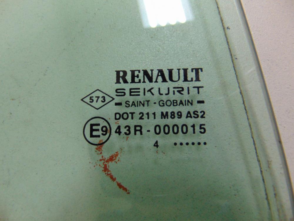Стекло двери задней правой (форточка) для Renault Megane (2) 2002-2009