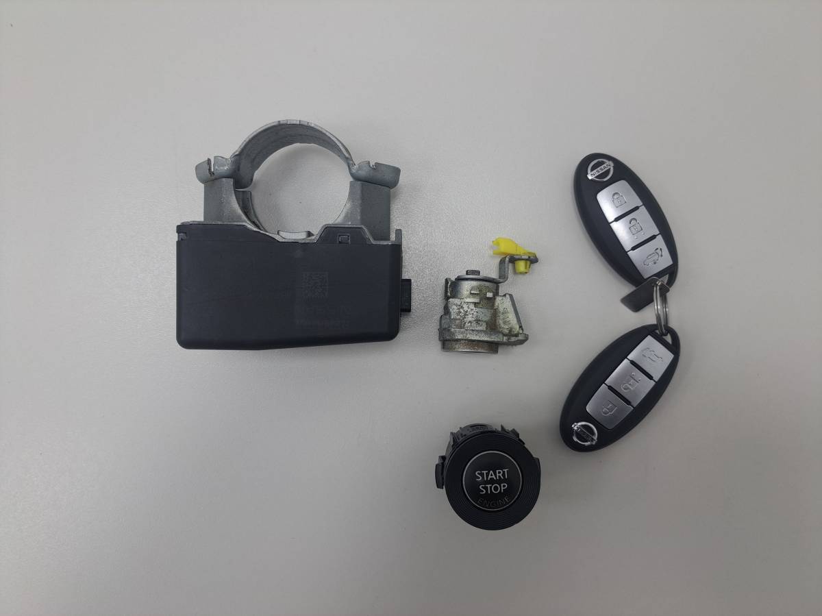 Замок зажигания (комплект) Nissan X-Trail 3 (T32) 2014> Замок зажигания (комплект) Nissan X-Trail 3 (T32) 2014>
