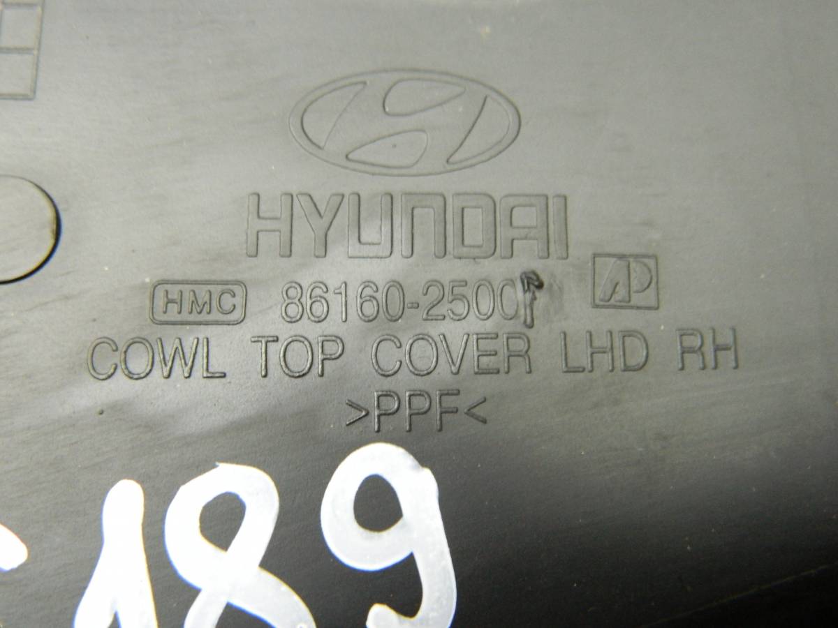 Решетка стеклооч. (планка под лобовое стекло, жабо) Hyundai Accent (LC, Tagaz) 2000-2012