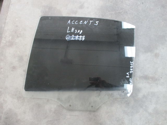 Стекло двери задней левой для Hyundai Accent (LC, Tagaz) 2000-2012