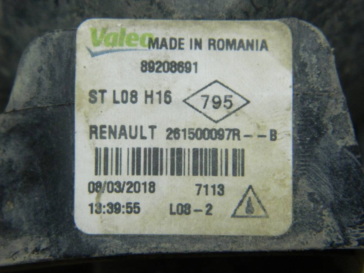 Фара противотуманная Renault Duster 2012>
