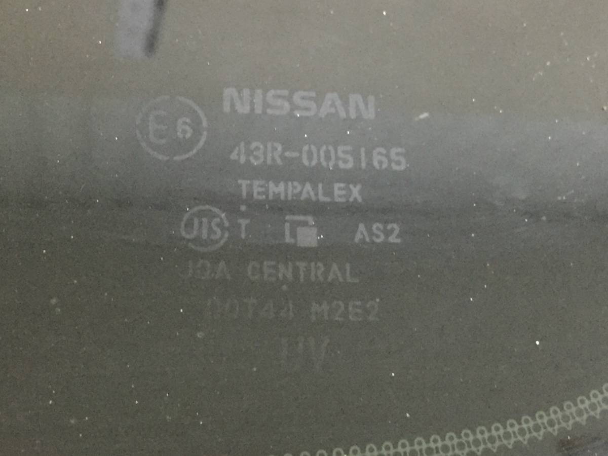 Стекло кузовное глухое левое Nissan Almera 3 (G11, G15) 2012>