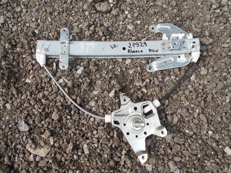 Стеклоподъемник механ. задний правый для Nissan Almera 3 (G11, G15) 2012>