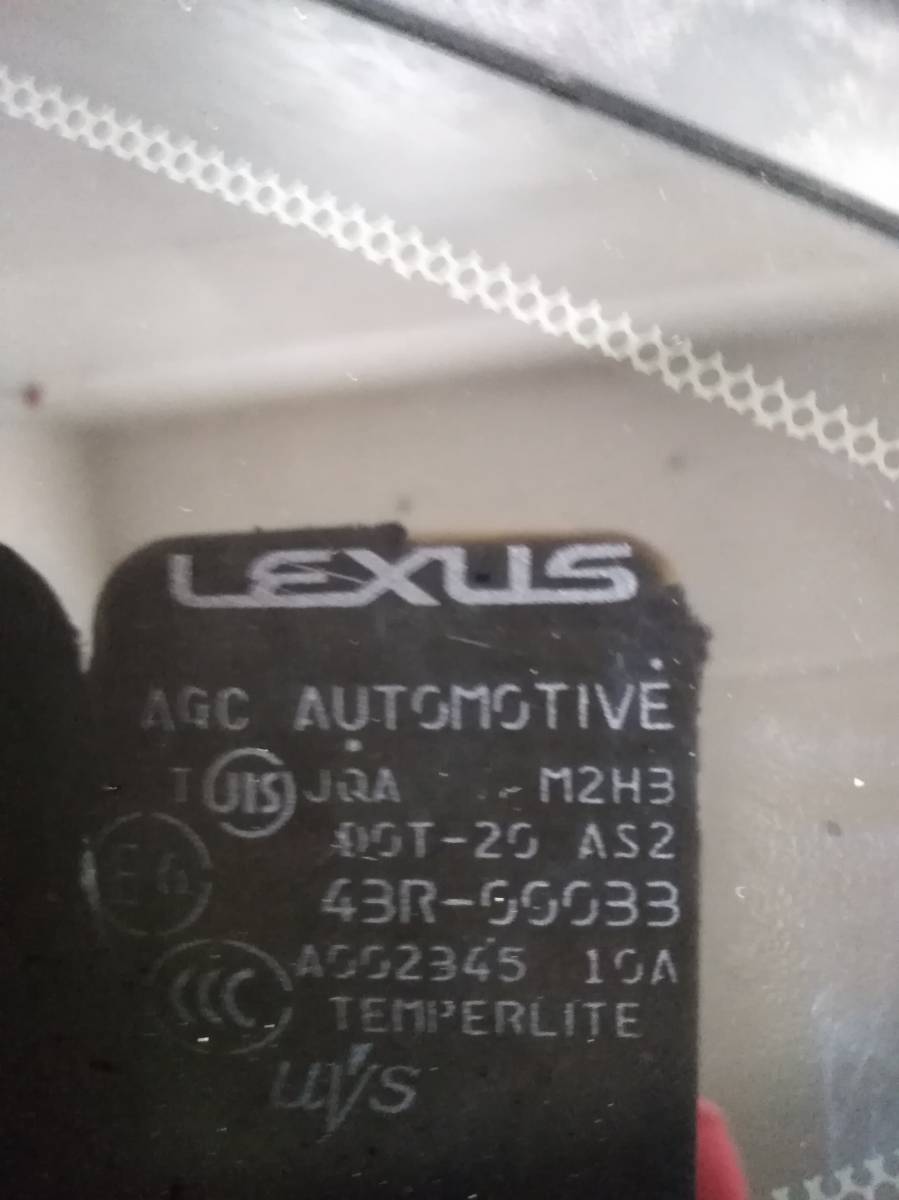 Стекло кузовное глухое левое Lexus RX 350 /450h (XL10) 2009-2015