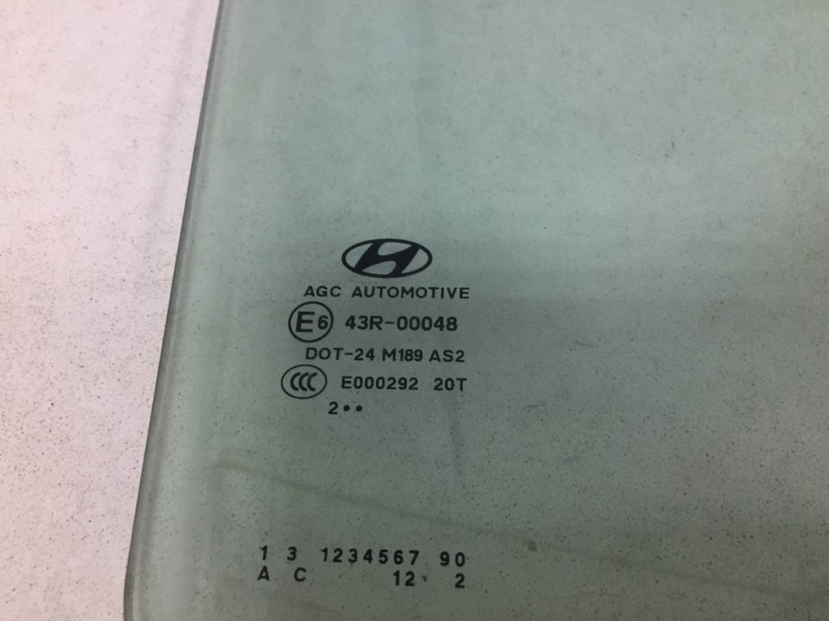 Стекло двери задней правой Hyundai ix35 (LM) 2010-2015
