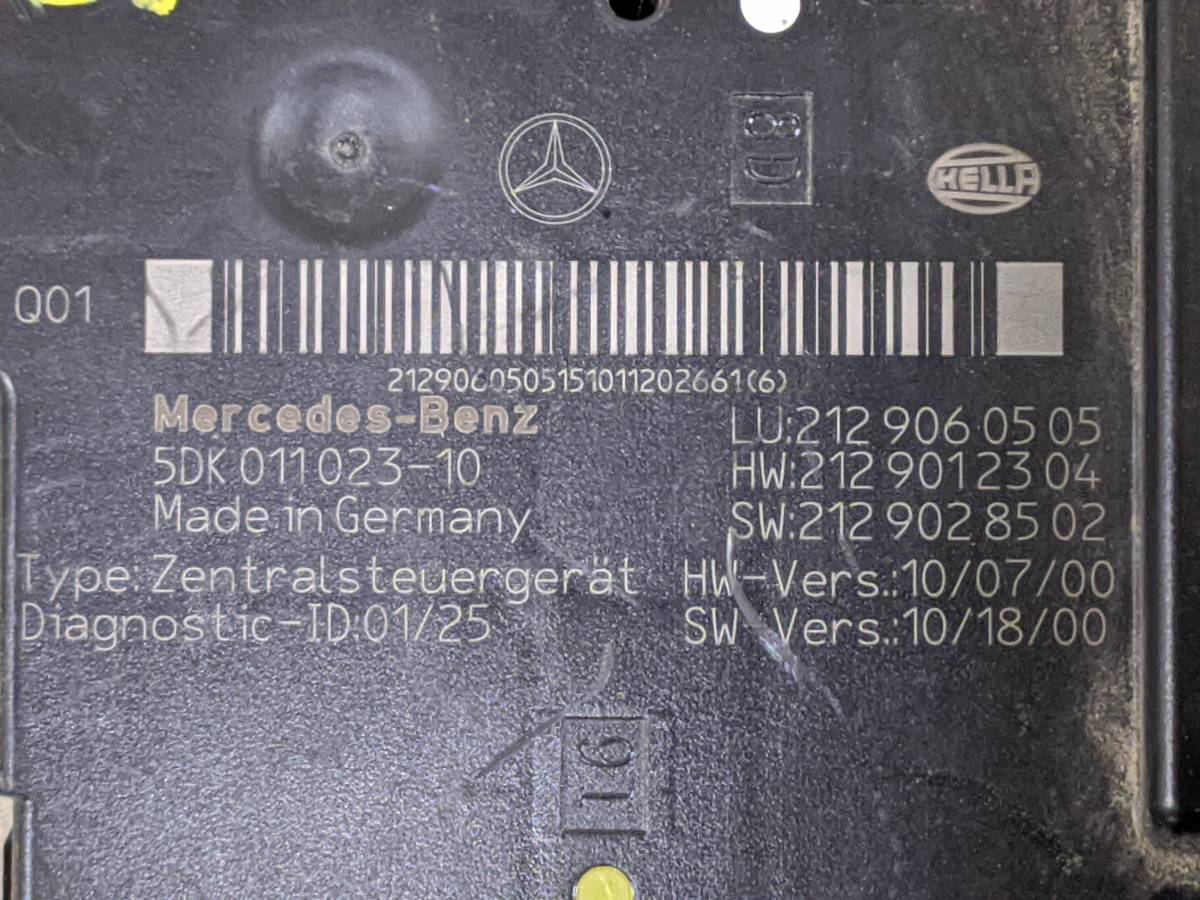 Блок предохранителей Mercedes-Benz E-Class (W212) 2009-2016