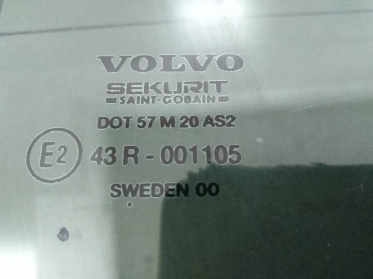 Стекло двери задней правой Volvo S80 (TS, TH, KV) 1998-2006
