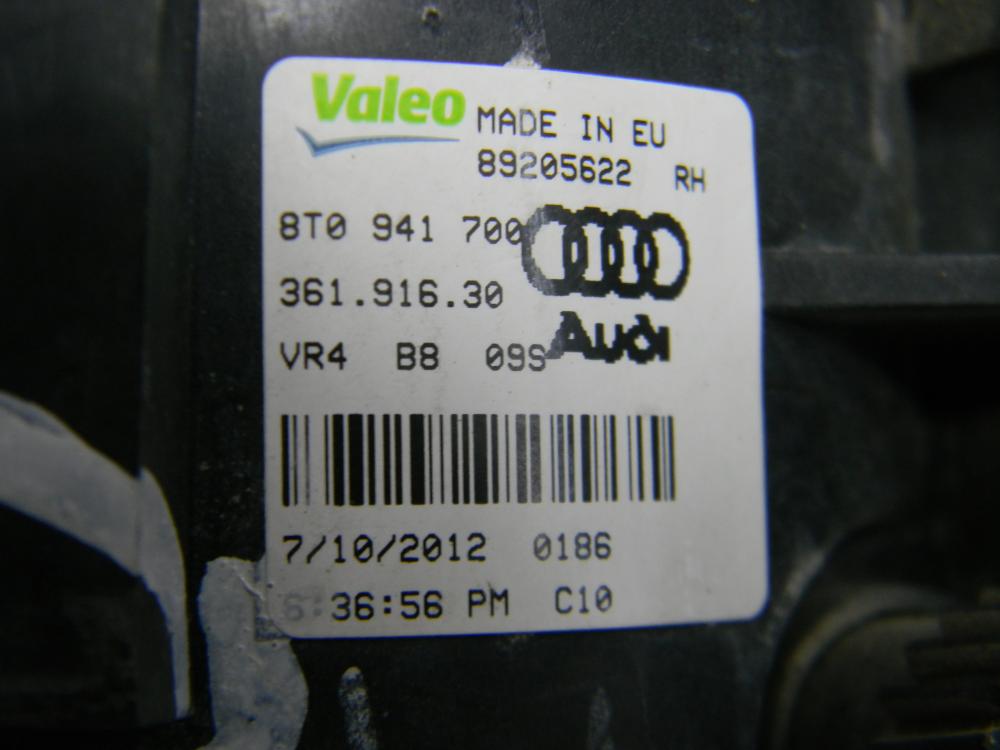 Фара противотуманная правая для Audi A4 (B8) 2007-2015