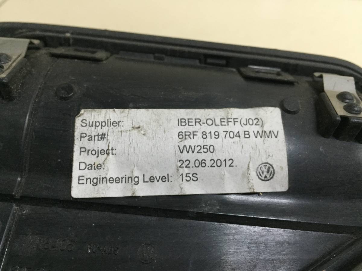 Дефлектор воздушный Volkswagen Polo (Sed RUS) 2011>