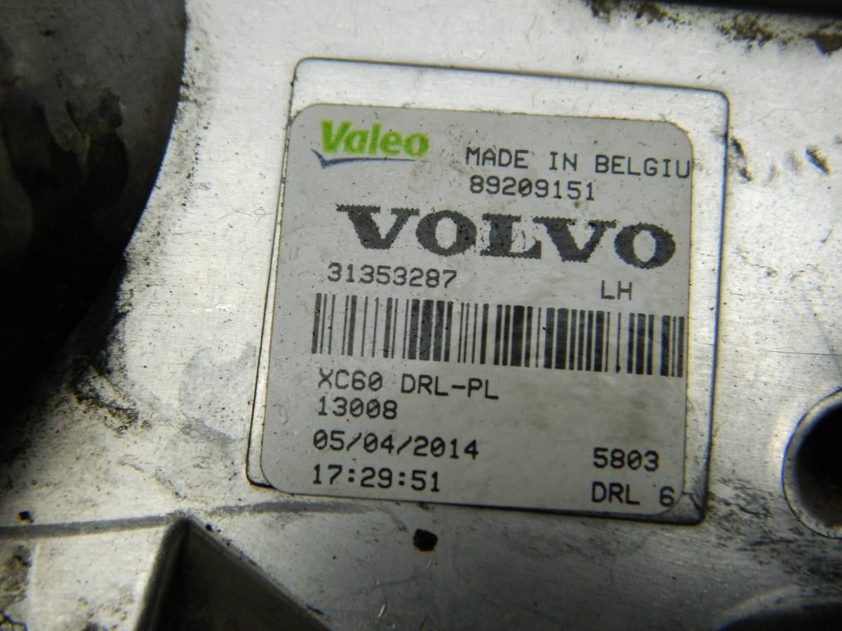 Фара дневного света левая (ходовые огни) Volvo XC60 2008-2017