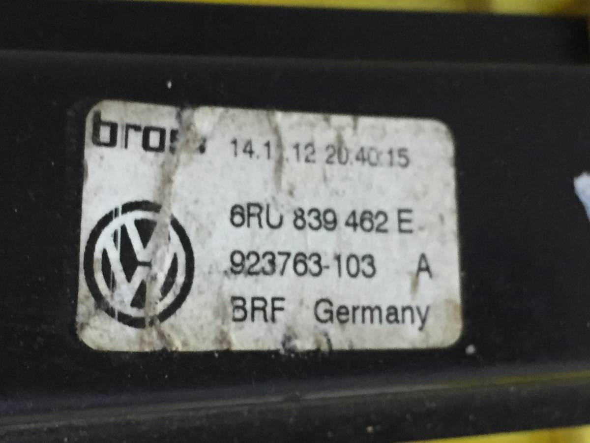Стеклоподъемник электр. задний правый Volkswagen Polo (Sed RUS) 2011>