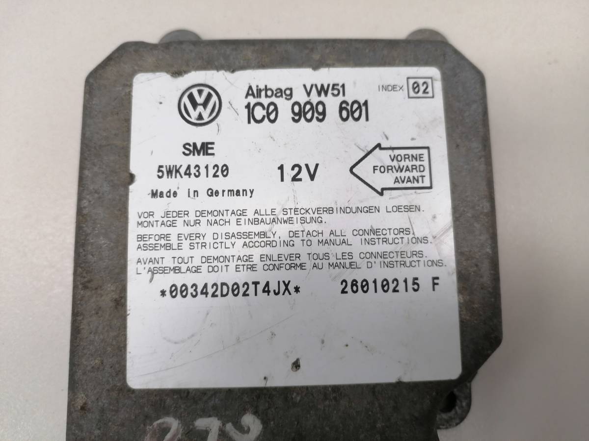 Блок управления AIR BAG Skoda Octavia (A4 1U-) 2000-2011