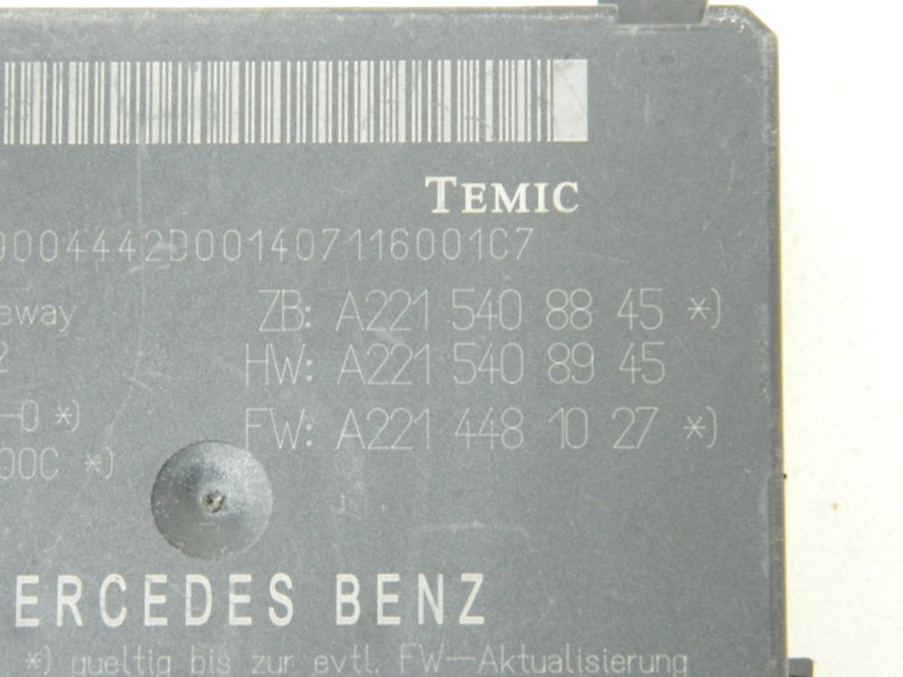 Блок электронный для Mercedes-Benz S-Class (W221) 2005-2013