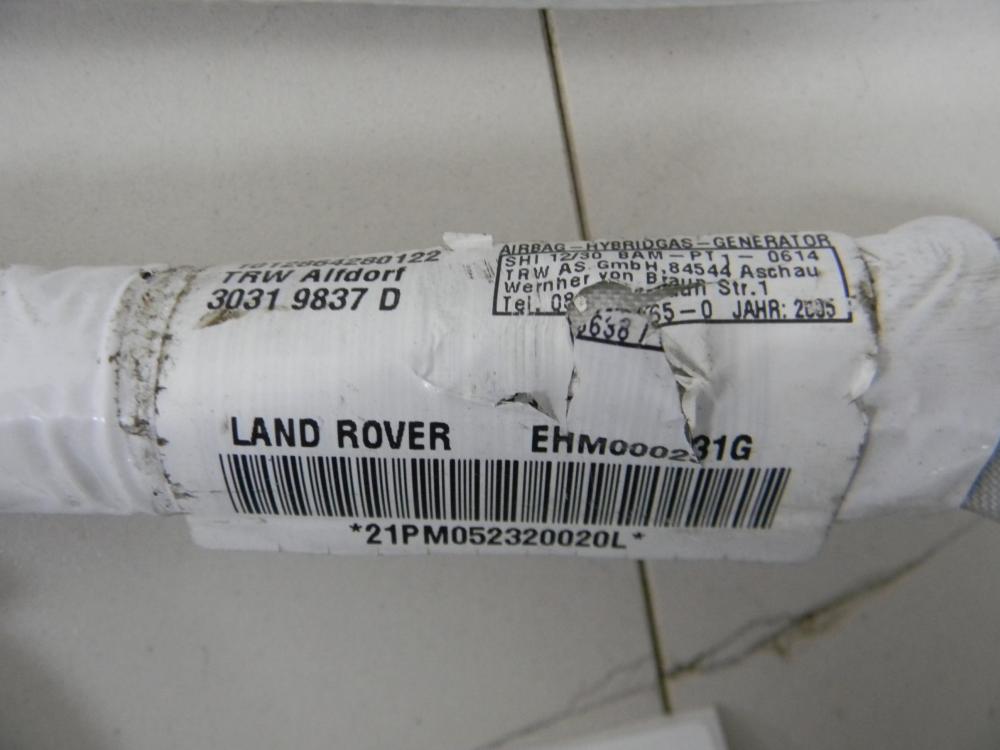 Подушка безопасности боковая (шторка) для Land Rover Range 3 (LM) 2002-2012