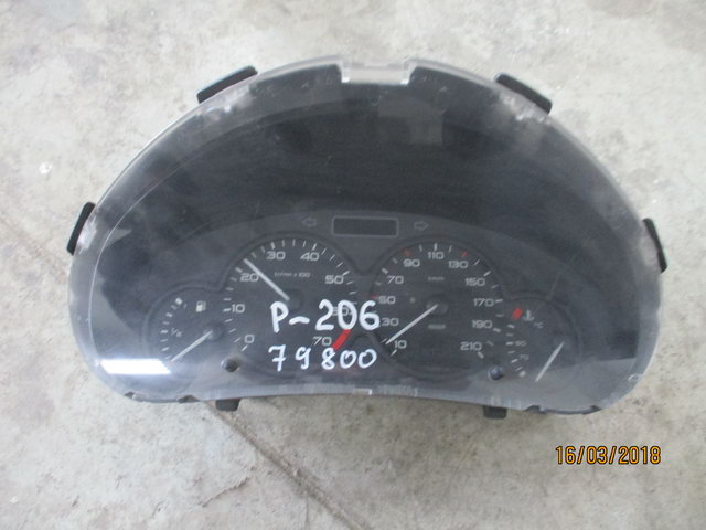 Панель приборов для Peugeot 200- 206 1998-2012