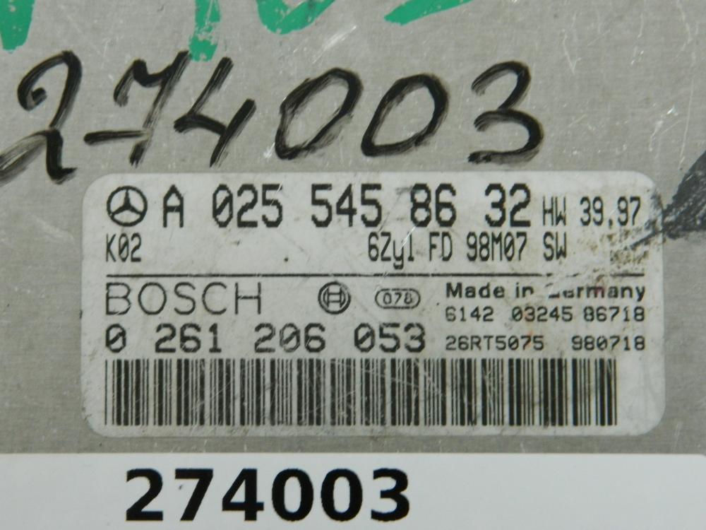Блок управления двигателем для Mercedes-Benz CLK-Class (C208) 1997-2002