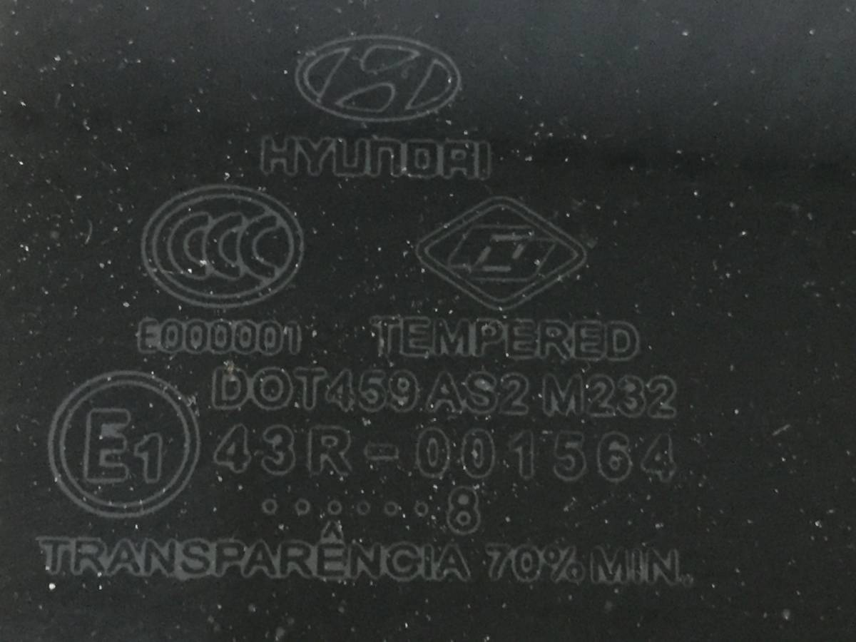 Стекло двери задней правой (форточка) Hyundai Accent (LC, Tagaz) 2000-2012