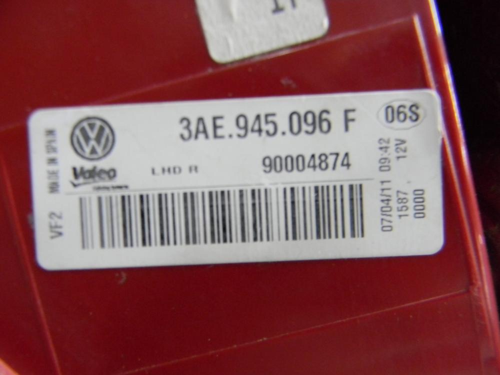Фонарь задний наружный правый для Volkswagen Passat B7 2011-2015