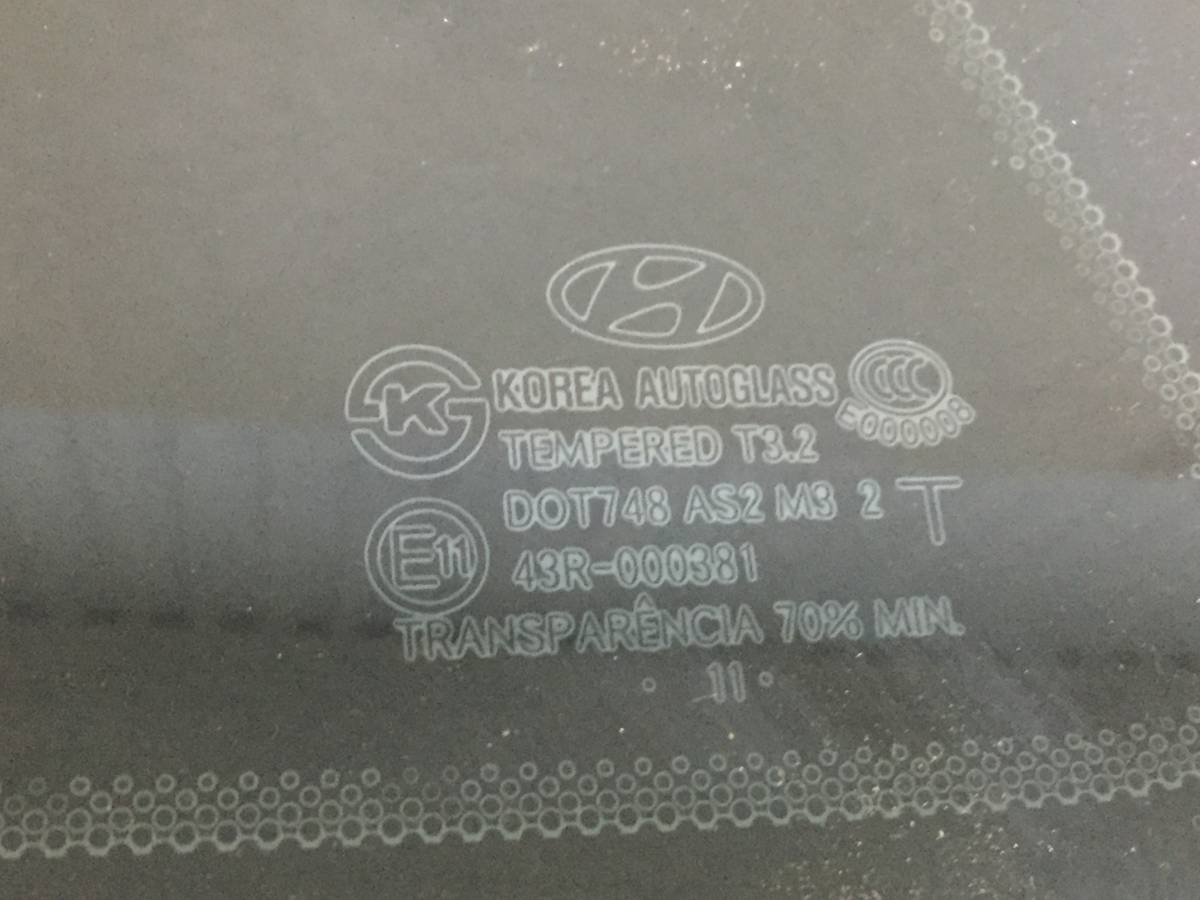 Стекло кузовное глухое левое Hyundai Santa Fe (CM) 2006-2012