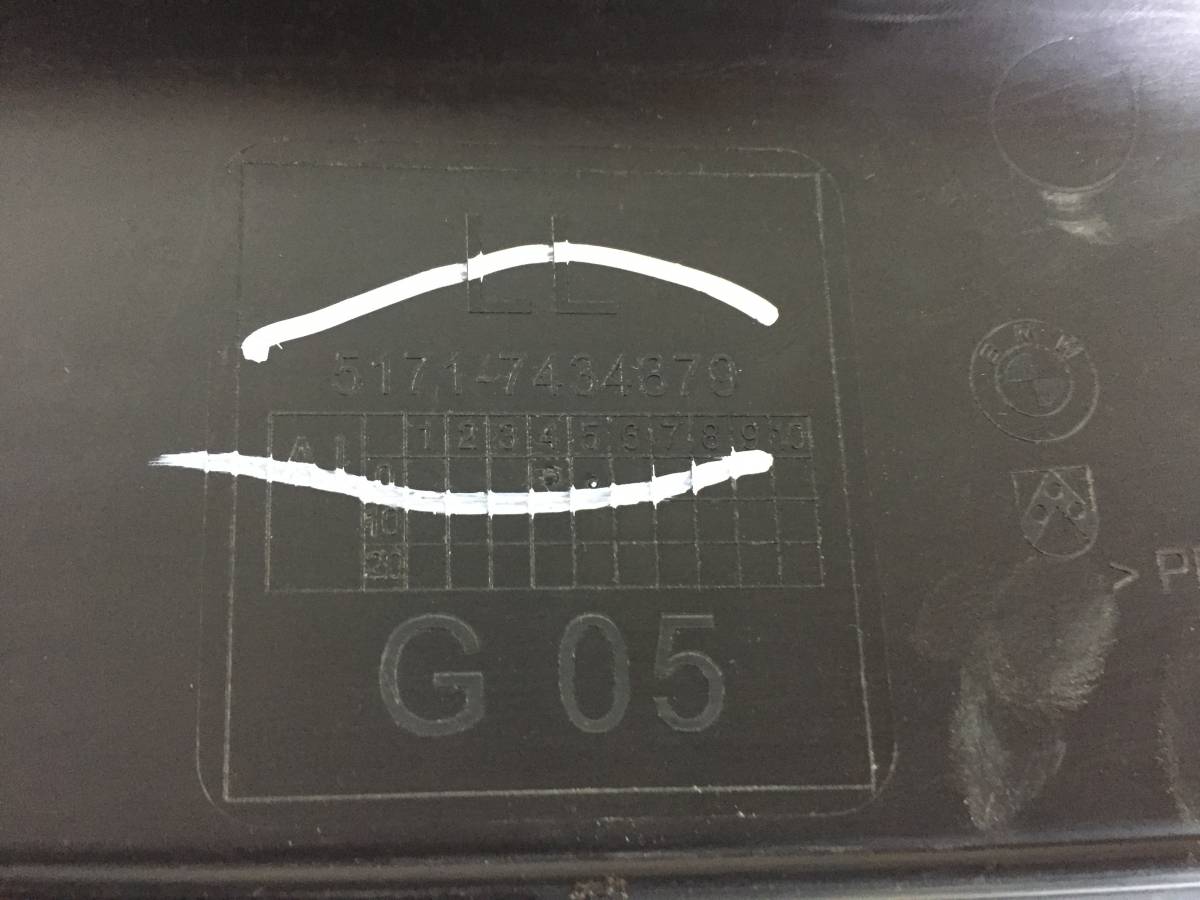 Решетка стеклооч. (планка под лобовое стекло, жабо) BMW X5 G05 2018>