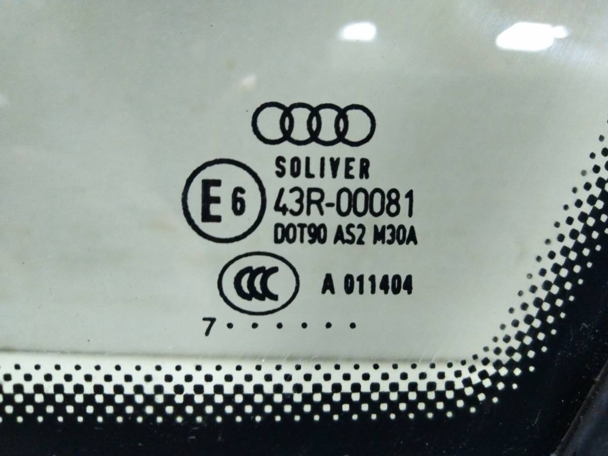 Стекло кузовное глухое правое Audi A6 (C6) 2005-2011