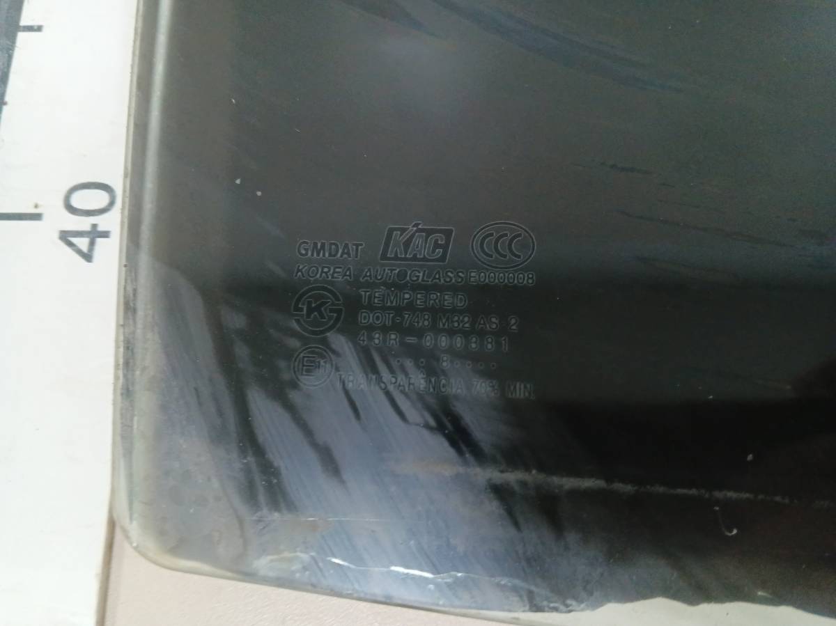 Стекло двери задней правой Chevrolet Aveo T250 2005-2011 Стекло двери задней правой Chevrolet Aveo T250 2005-2011
