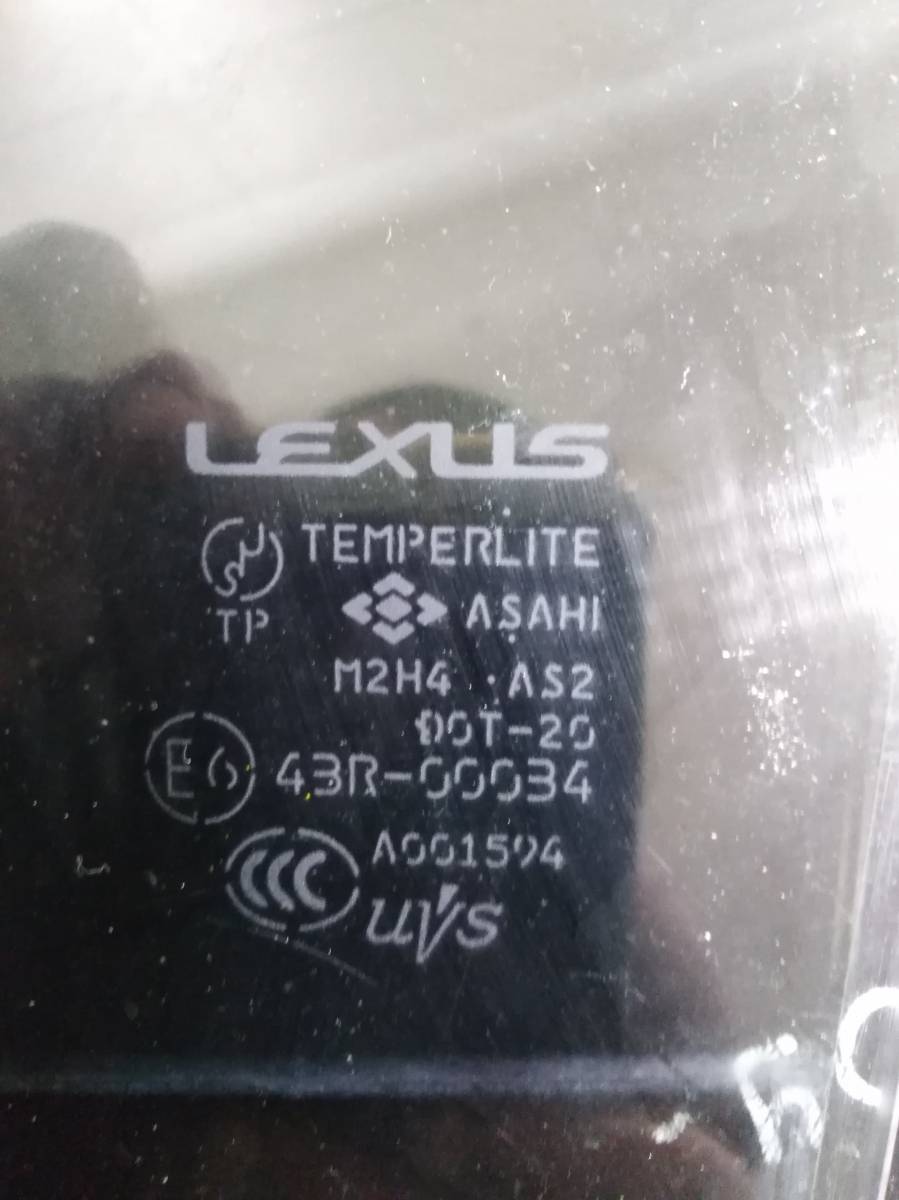 Стекло двери задней левой Lexus RX 300/330/350/400h (XU30) 2003-2009
