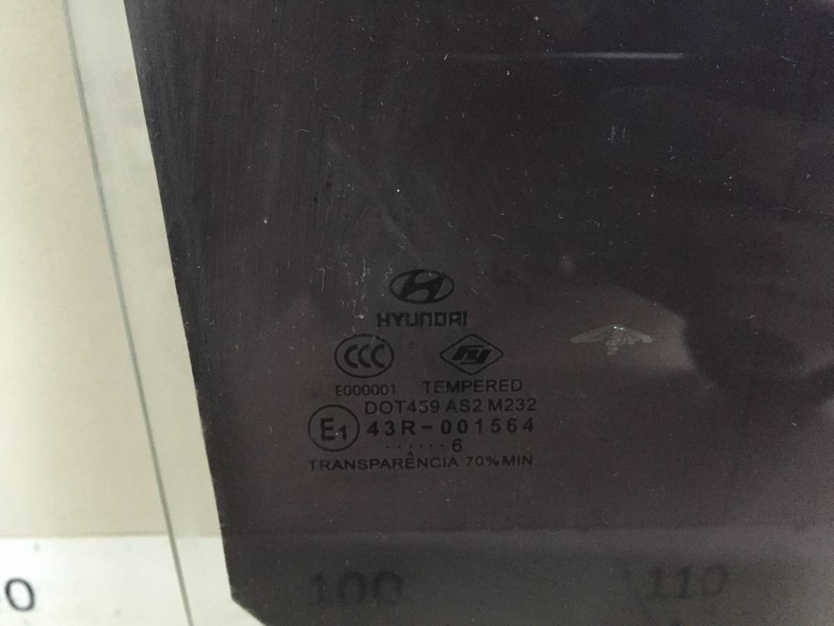 Стекло двери задней правой Hyundai Accent (LC, Tagaz) 2000-2012