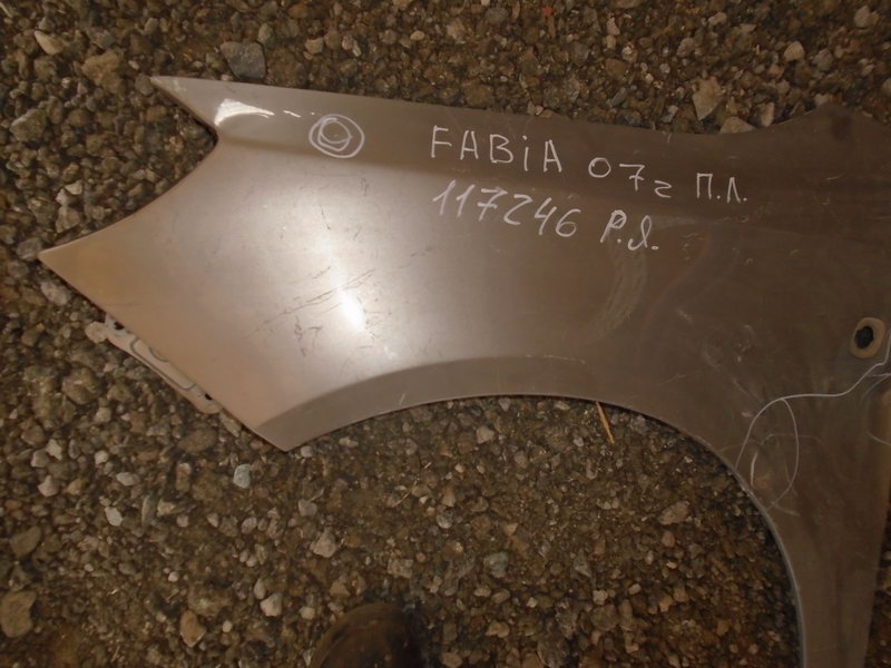 Крыло переднее левое для Skoda Fabia (5J) 2007-2014