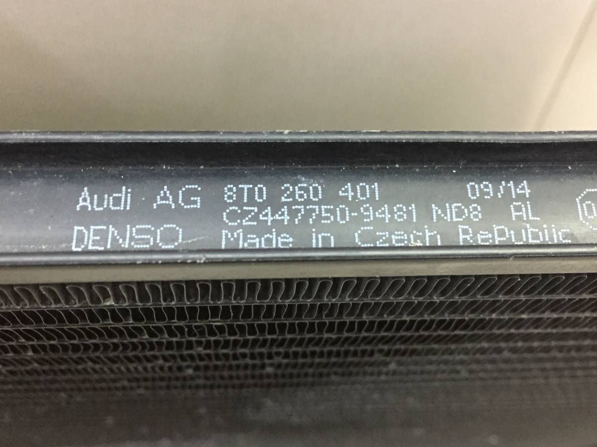Радиатор кондиционера (конденсер) Audi A5 (8T) 2009-2016