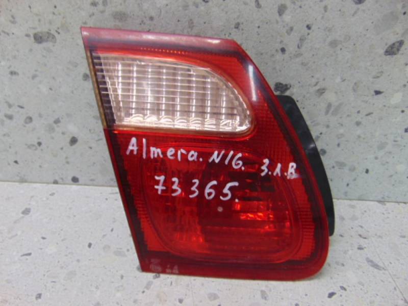 Фонарь задний внутренний левый для Nissan Almera (N16) 2000-2006