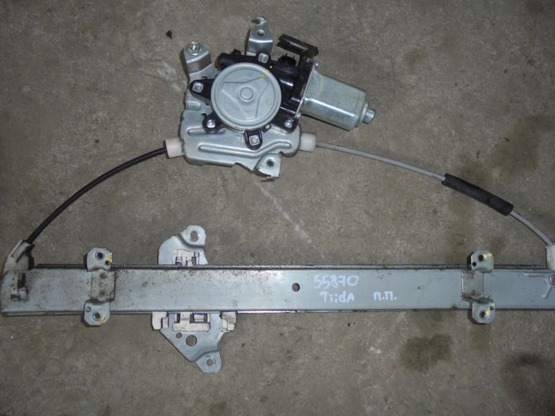 Стеклоподъемник электр. передний правый для Nissan Tiida (C11) 2007-2014